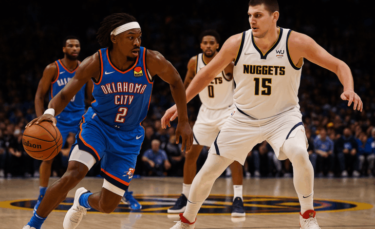 OKC Thunder vs Denver Nuggets Timeline